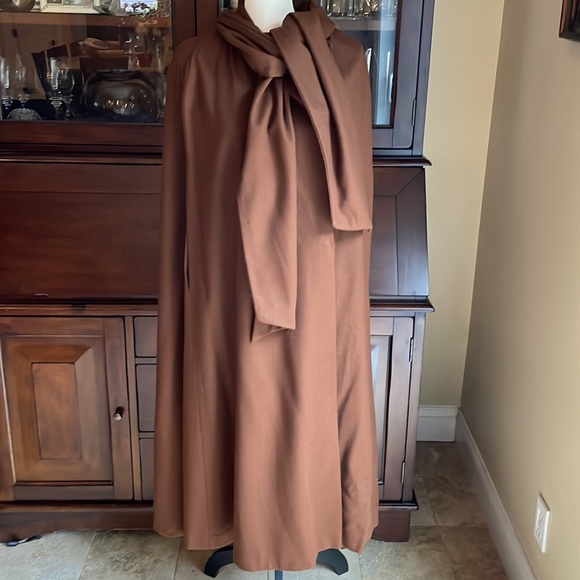Vintage Wellington Featherlite Wool Cape Coat Tall - Picture 10 of 10